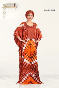 Fuchsia Farasha Kaftan Gown with Crystal Yoke - غاجي والا إكسبورت Gajiwala Export