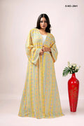 Georgette Shrug in Chikankari Stripe Embroidery - غاجي والا إكسبورت Gajiwala Export