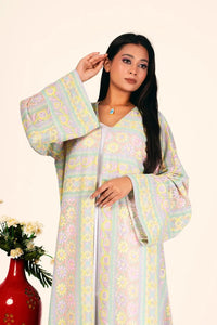 Georgette Shrug with Pastel Chikankari Motifs - غاجي والا إكسبورت Gajiwala Export