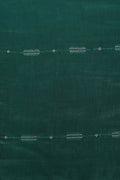Green Sheer Fabric with Vertical Embroidery - غاجي والا إكسبورت Gajiwala Export
