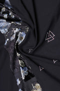 Soft Brasso Fabric Stole with Floral Design - غاجي والا إكسبورت Gajiwala Export