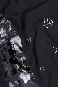 Soft Brasso Fabric Stole with Floral Design - غاجي والا إكسبورت Gajiwala Export