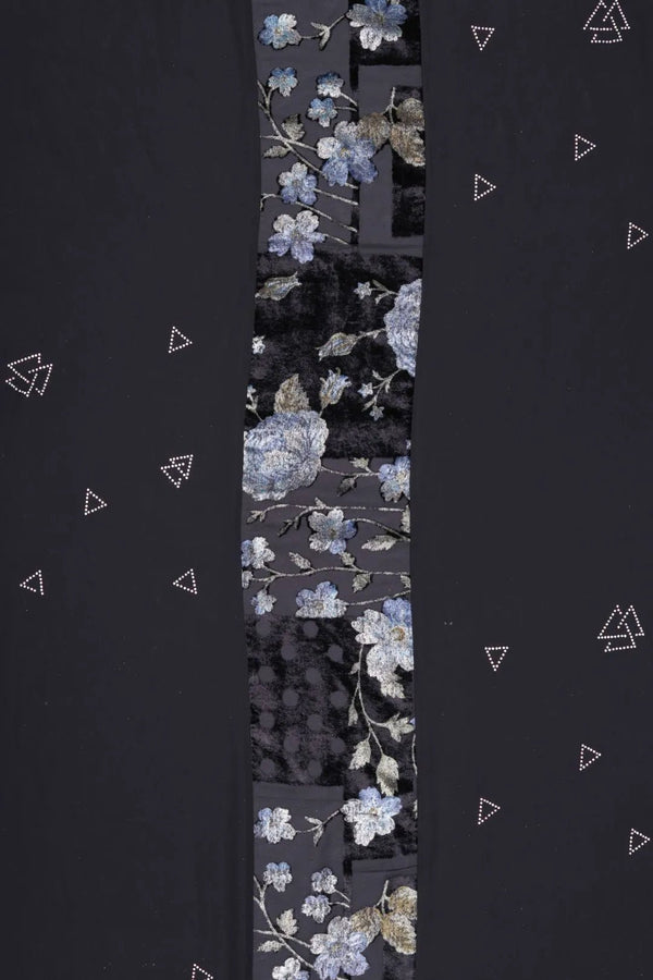 Soft Brasso Fabric Stole with Floral Design- غاجي والا إكسبورت Gajiwala Export
