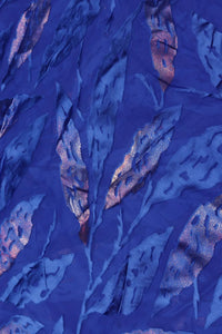 Jewel - Toned Metallic Foliage Brasso Fabric - غاجي والا إكسبورت Gajiwala Export