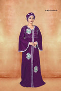 Kaftan Dress with Embroidered Motifs For Women - غاجي والا إكسبورت Gajiwala Export