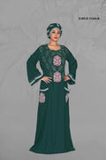 Kaftan Dress with Embroidered Pocket Design - غاجي والا إكسبورت Gajiwala Export