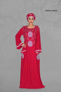 Kaftan Dress with Embroidered Pocket Design - غاجي والا إكسبورت Gajiwala Export
