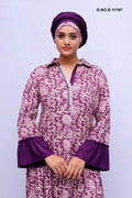 Kaftan Dress with Floral Print and Ruffle - غاجي والا إكسبورت Gajiwala Export