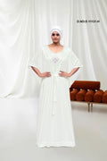 Kaftan with Colorful Beaded Neckline For Women - غاجي والا إكسبورت Gajiwala Export