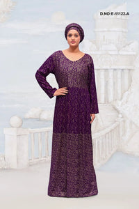 Kaftan with Printed Abstract Pattern For Women - غاجي والا إكسبورت Gajiwala Export