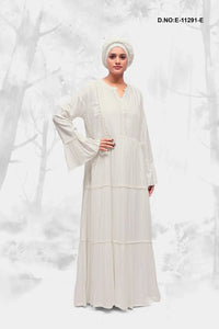 Kaftan with Tiered Ruffles and Bell Sleeves - غاجي والا إكسبورت Gajiwala Export
