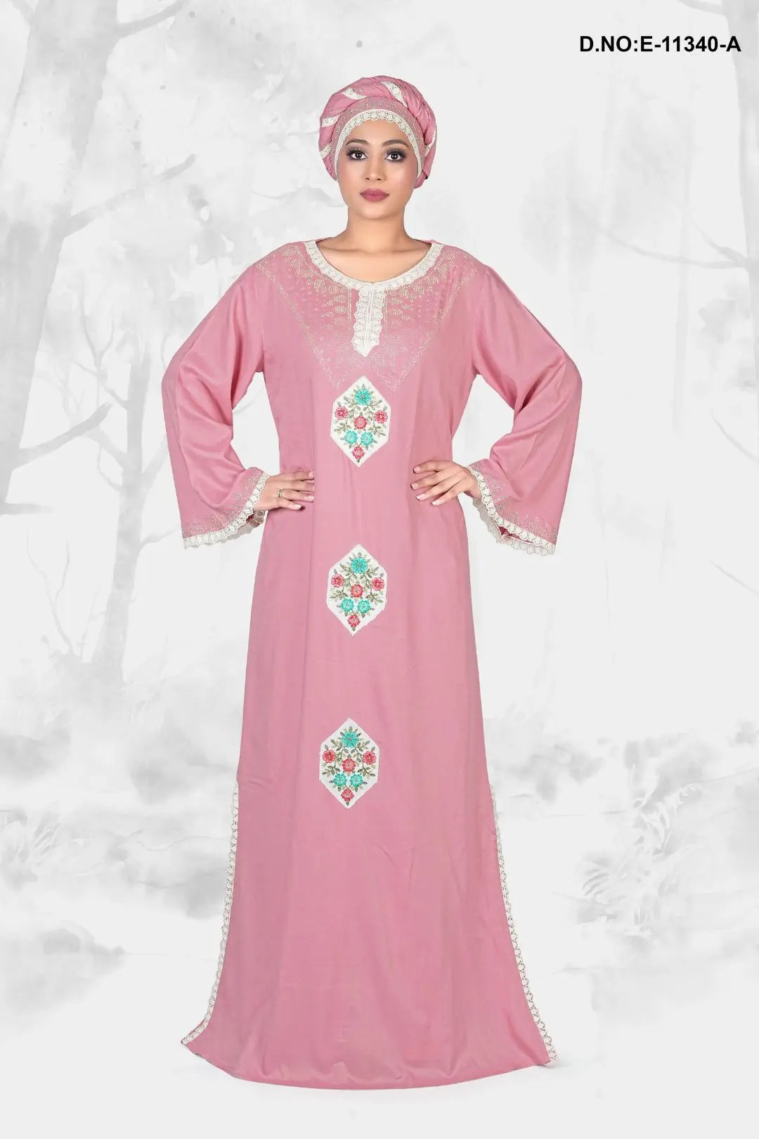 Women's Hand Embroidered Designer Kaftan