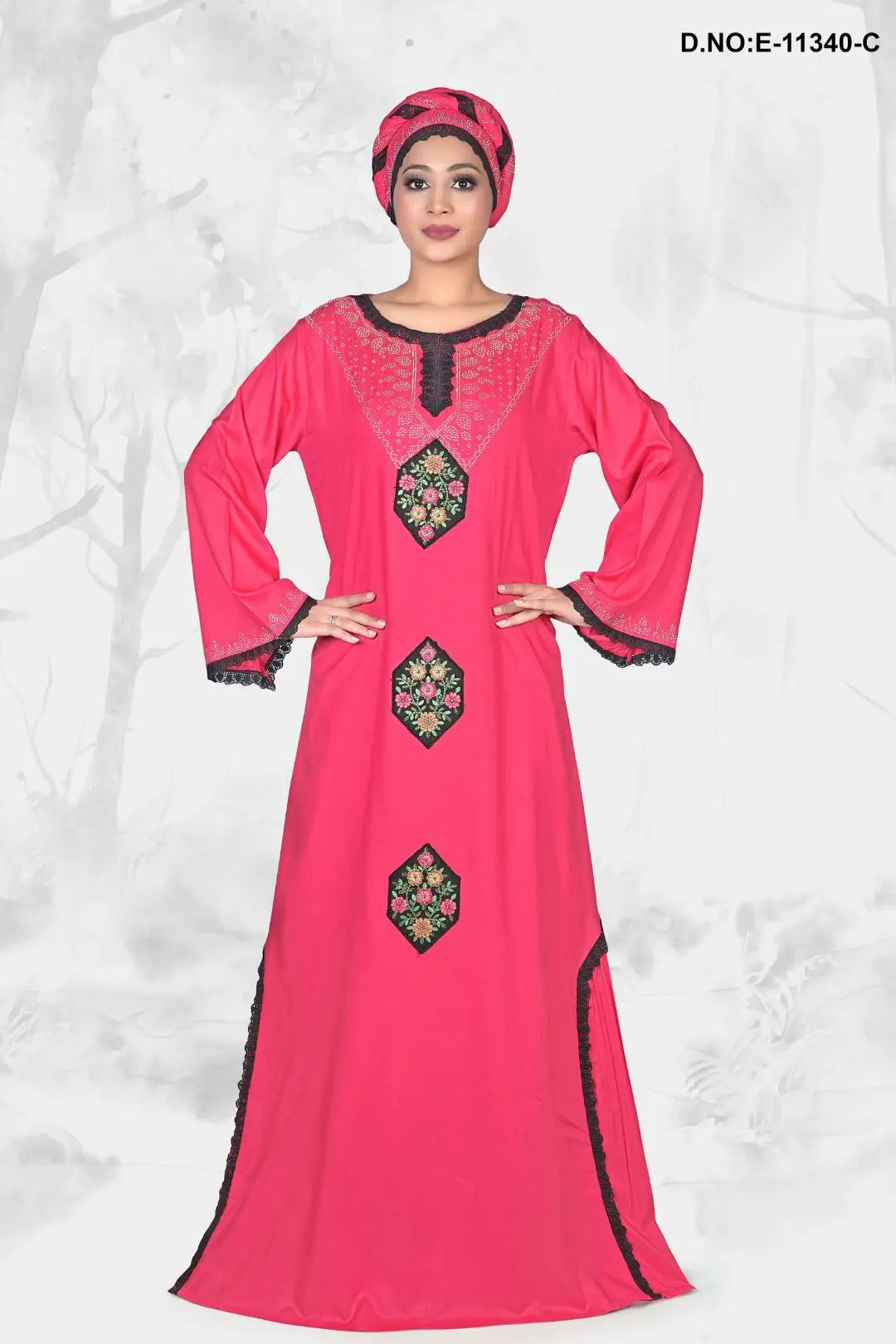 Women's Hand Embroidered Designer Kaftan