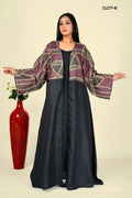 Linen Crochet Shrug in Abstract Harmony with Flow - غاجي والا إكسبورت Gajiwala Export