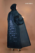 Linen Shrug in Fade with Digital Circle Print - غاجي والا إكسبورت Gajiwala Export