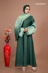 Linen Shrug with Abstract Brush Print For Women - غاجي والا إكسبورت Gajiwala Export