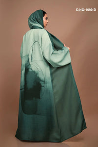 Linen Shrug with Abstract Brush Print For Women - غاجي والا إكسبورت Gajiwala Export