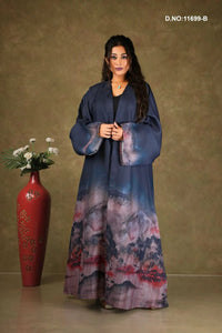 Linen Shrug with Artistic Digital Print Finish - غاجي والا إكسبورت Gajiwala Export