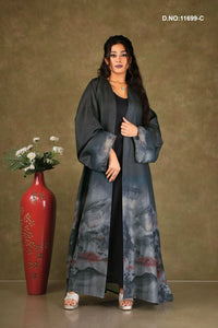 Linen Shrug with Artistic Digital Print Finish - غاجي والا إكسبورت Gajiwala Export