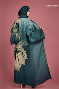 Linen Shrug with Botanical Digital Print For Women - غاجي والا إكسبورت Gajiwala Export