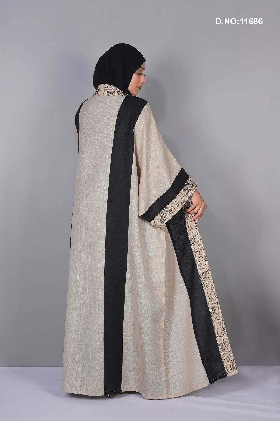 Linen Shrug with Elegant Embroidery Work Design - غاجي والا إكسبورت Gajiwala Export