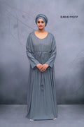 Long Kaftan with Intricate Metallic Yoke Detail - غاجي والا إكسبورت Gajiwala Export