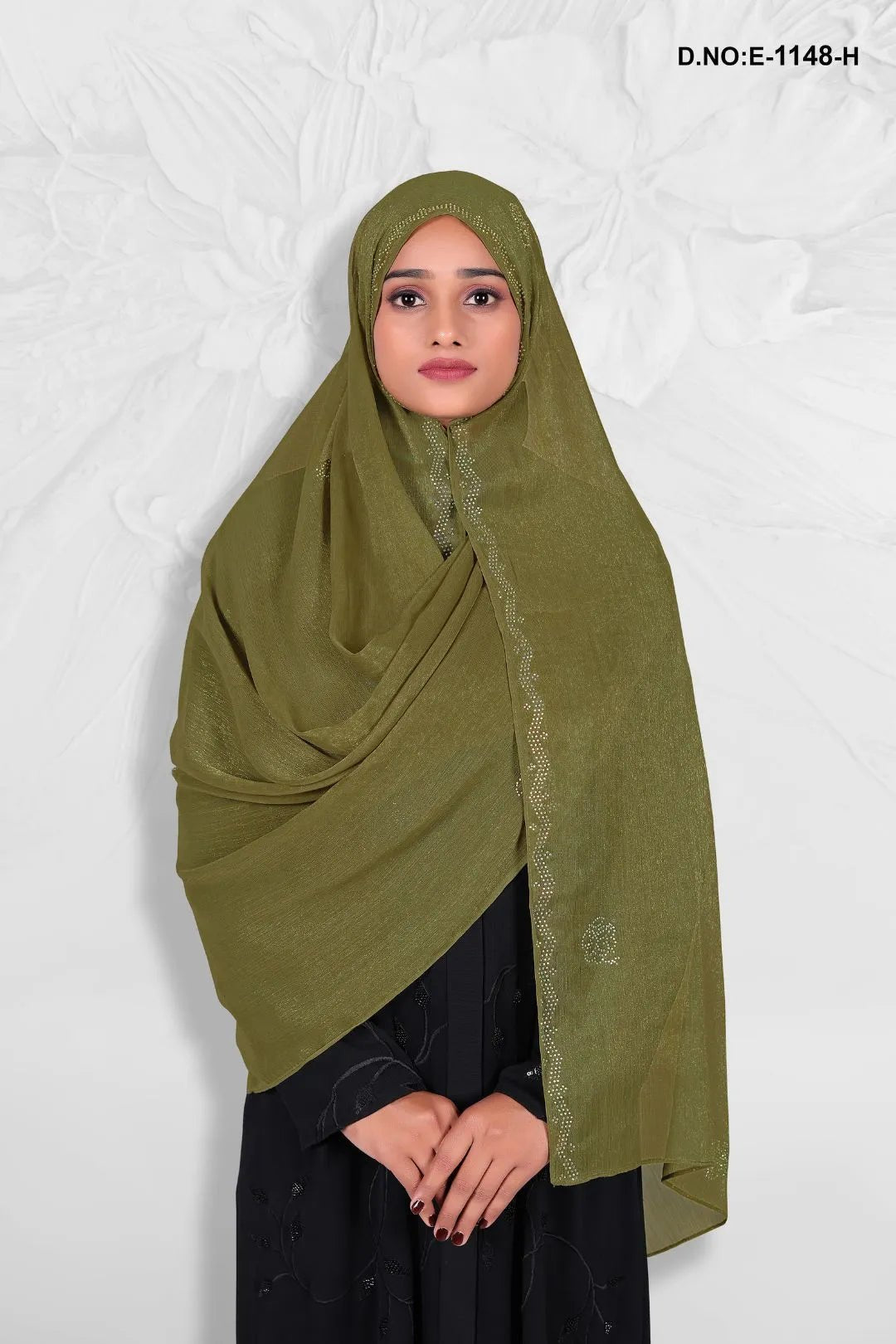 Luminous Dupatta with Textured Metallic Weave - غاجي والا إكسبورت Gajiwala Export