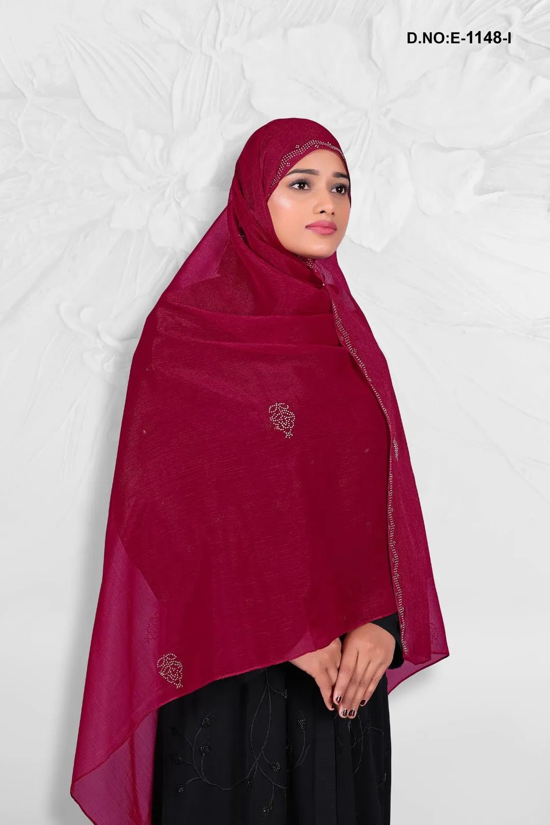 Luminous Dupatta with Textured Metallic Weave - غاجي والا إكسبورت Gajiwala Export