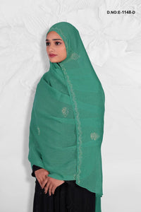 Luminous Dupatta with Textured Metallic Weave - غاجي والا إكسبورت Gajiwala Export