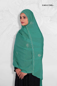 Luminous Dupatta with Textured Metallic Weave - غاجي والا إكسبورت Gajiwala Export