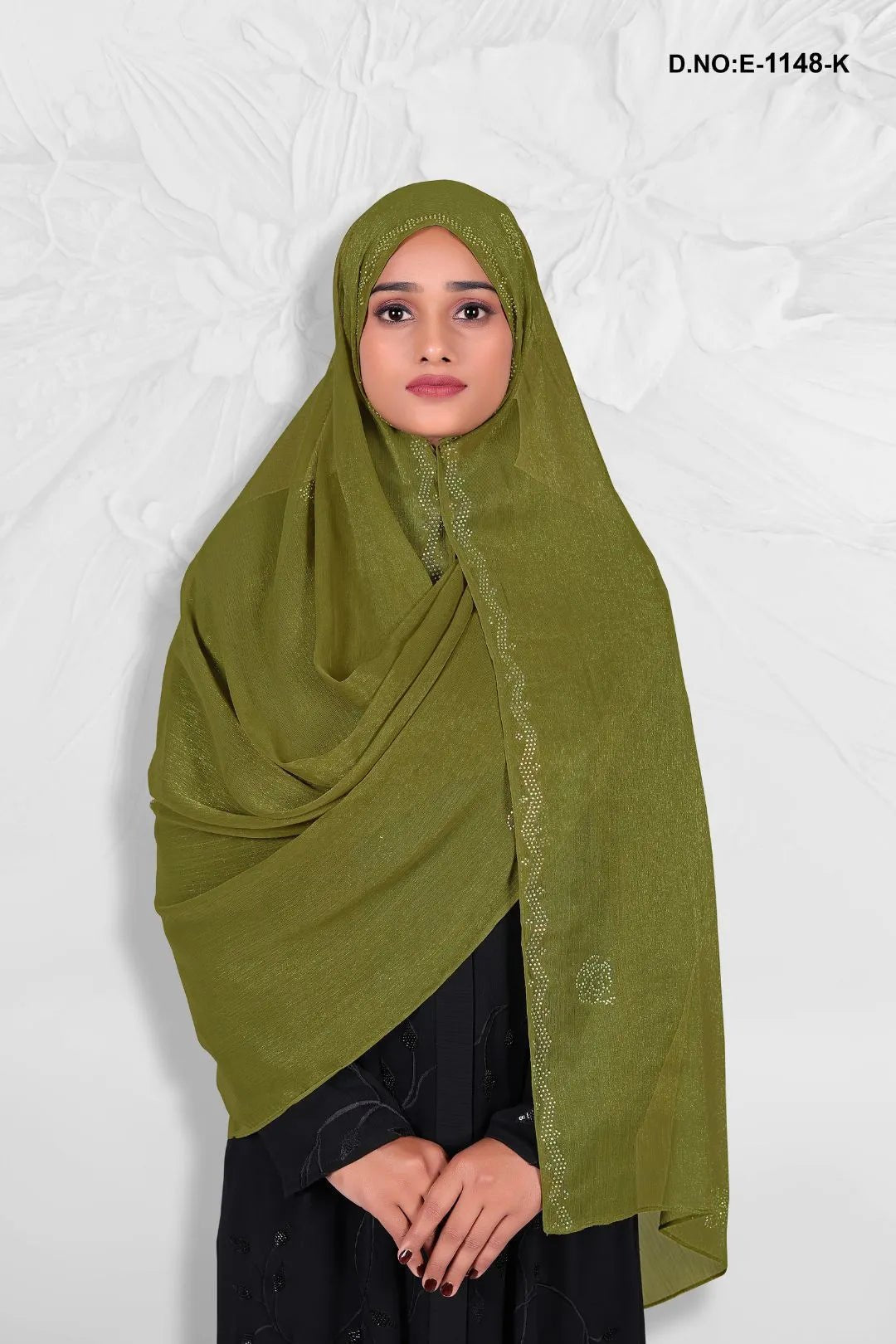 Luminous Dupatta with Textured Metallic Weave - غاجي والا إكسبورت Gajiwala Export