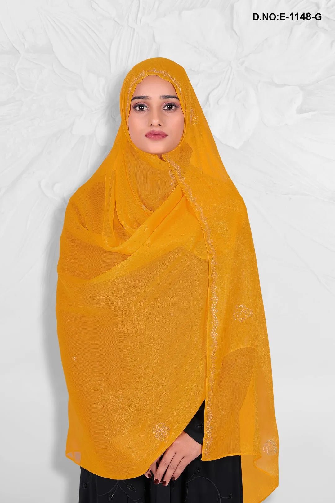 Luminous Dupatta with Textured Metallic Weave - غاجي والا إكسبورت Gajiwala Export