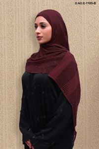 Luminous Royal Dupatta with Scattered Crystal Dots - غاجي والا إكسبورت Gajiwala Export