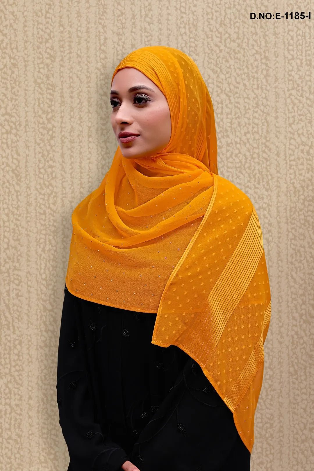 Luminous Royal Dupatta with Scattered Crystal Dots - غاجي والا إكسبورت Gajiwala Export