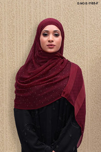 Luminous Royal Dupatta with Scattered Crystal Dots - غاجي والا إكسبورت Gajiwala Export