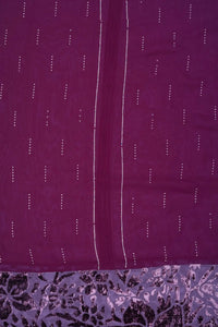 Majestic Berry Wine Velvet Luxury Designer Scarf for Women - غاجي والا إكسبورت Gajiwala Export