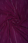 Majestic Berry Wine Velvet Luxury Designer Scarf for Women - غاجي والا إكسبورت Gajiwala Export