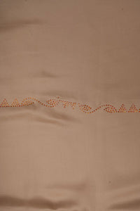 Matte Nude with Single Vertical Sequin Fabric - غاجي والا إكسبورت Gajiwala Export