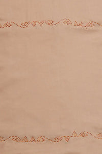 Matte Nude with Single Vertical Sequin Fabric - غاجي والا إكسبورت Gajiwala Export