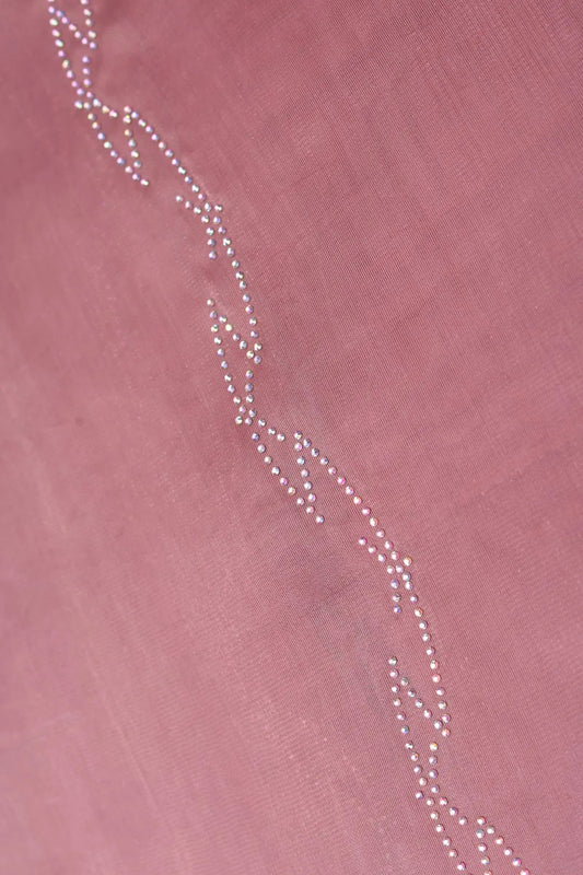 Mesh with Subtle Vertical Wavy Bead Fabric - غاجي والا إكسبورت Gajiwala Export