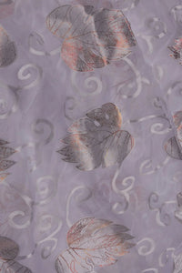 Misty Lavender Brasso Fabric with Metallic Silver - غاجي والا إكسبورت Gajiwala Export