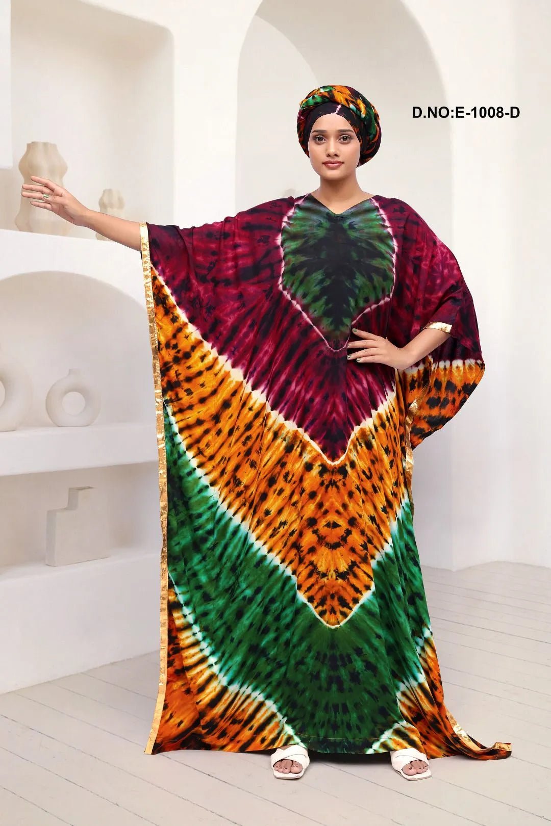 Modern Bohemian Farasha Kaftan Garment - غاجي والا إكسبورت Gajiwala Export