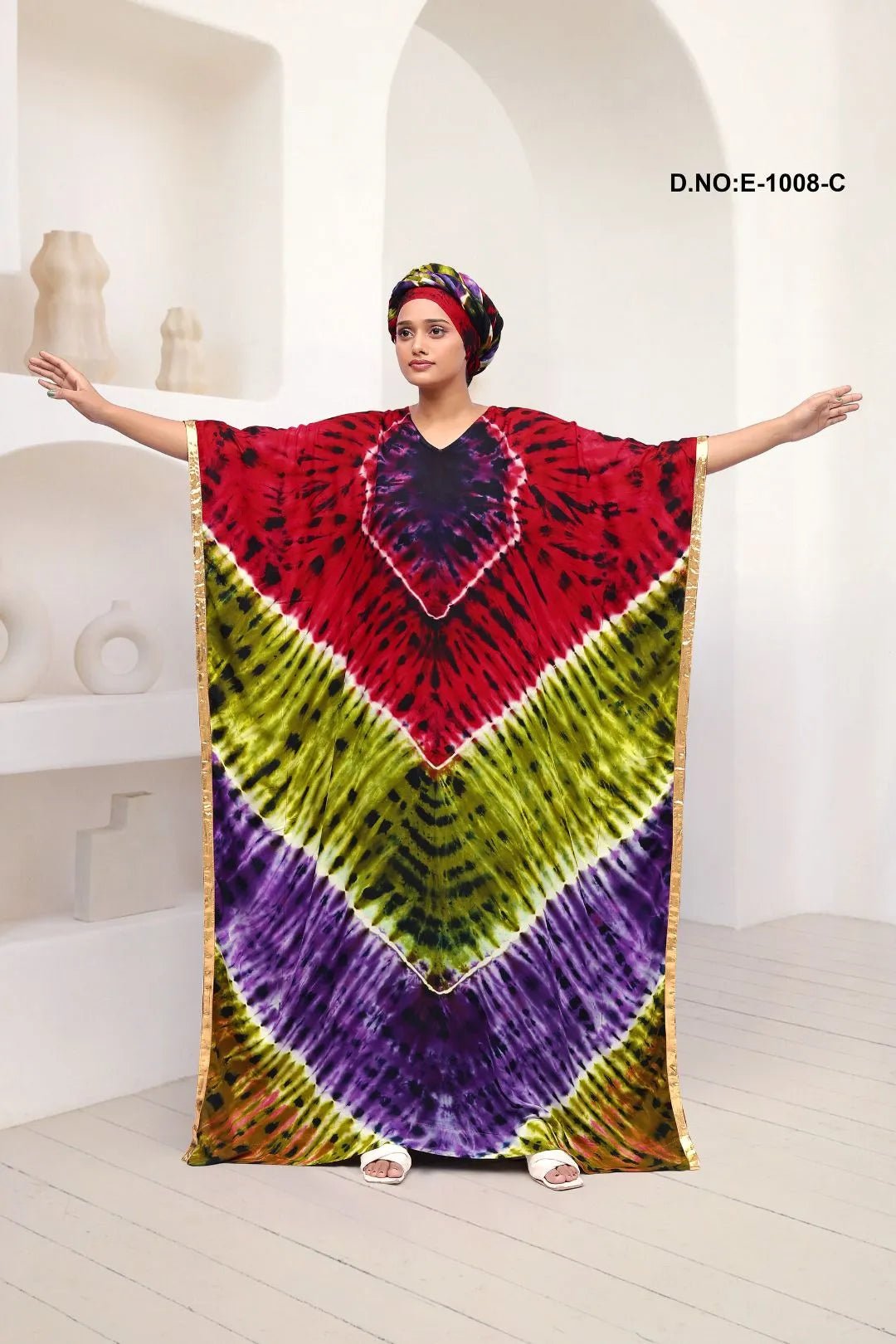 Modern Bohemian Farasha Kaftan Garment - غاجي والا إكسبورت Gajiwala Export