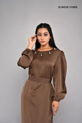Modest Full Length Satin Baju Kurung Design - غاجي والا إكسبورت Gajiwala Export