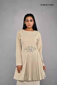 Modest Peplum Top Maxi Skirt Ensemble for Women - غاجي والا إكسبورت Gajiwala Export