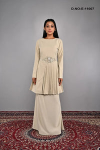 Modest Peplum Top Maxi Skirt Ensemble for Women - غاجي والا إكسبورت Gajiwala Export