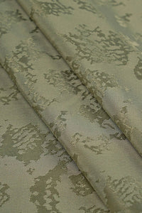 Monochromatic Mehendi Abstract Jacquard Fabric - غاجي والا إكسبورت Gajiwala Export