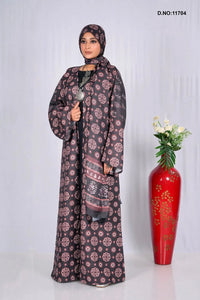 Muslin Shrug with Ethnic Motif Digital Print Styling - غاجي والا إكسبورت Gajiwala Export