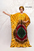 Neon Tie - Dye Farasha Kaftan Gown For Women - غاجي والا إكسبورت Gajiwala Export
