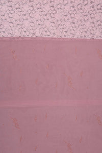 Onion Pink Geometric Beaded Panel Designer Stole for Women - غاجي والا إكسبورت Gajiwala Export